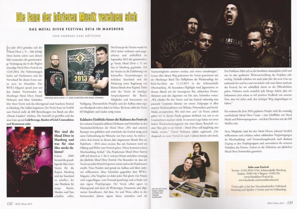 MetalDiverWollMagazinArtikel