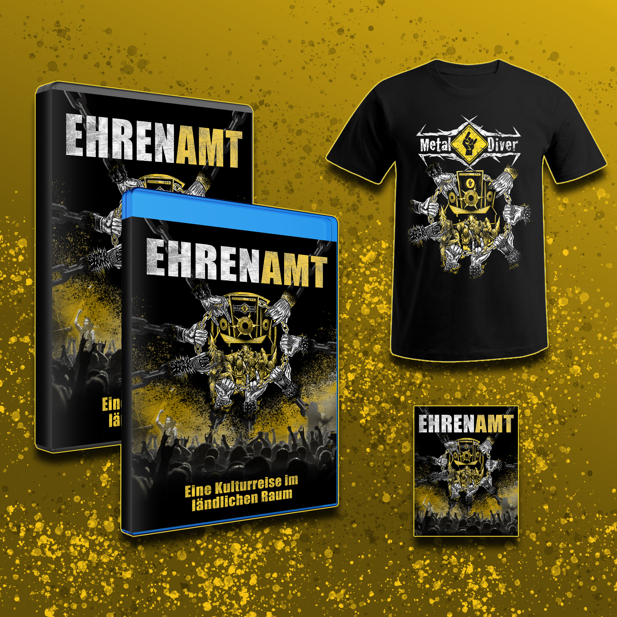 EHRENAMT Film Bundle 1 - Film + Shirt + Aufkleber