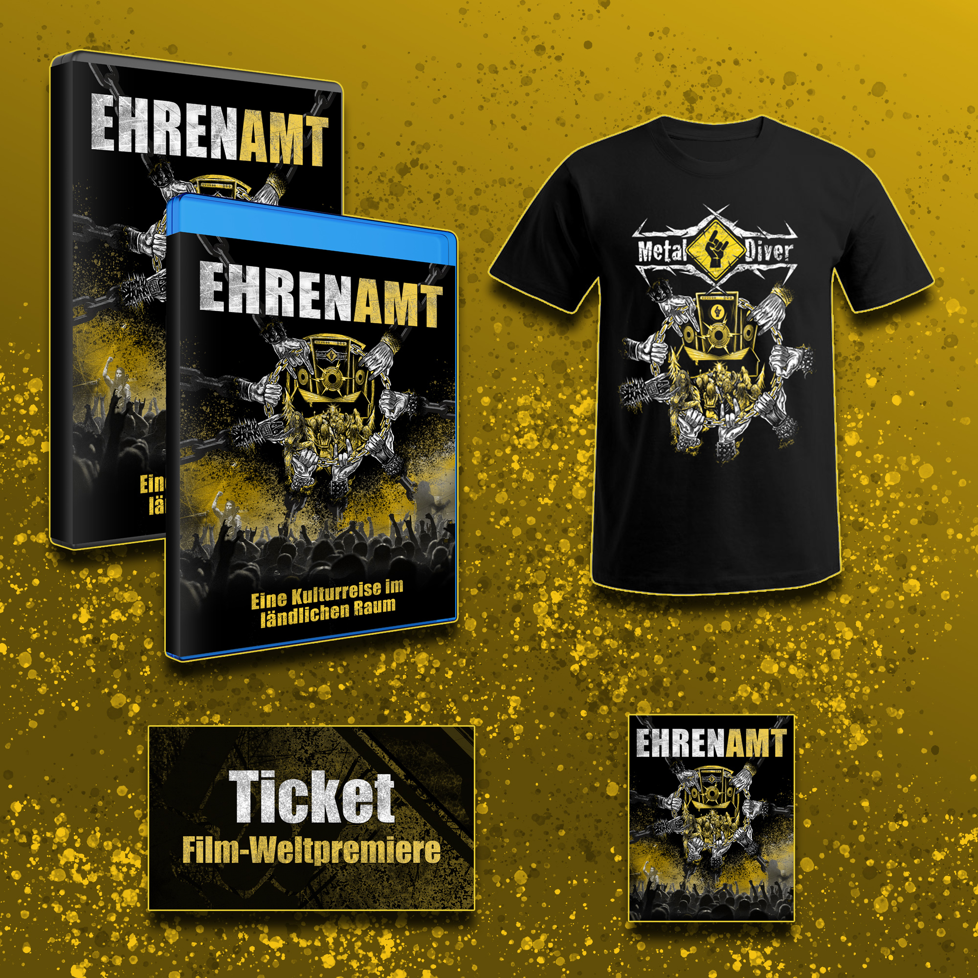 Metal Diver Film Bundle 2 - Film + Shirt + Ticket Weltpremiere