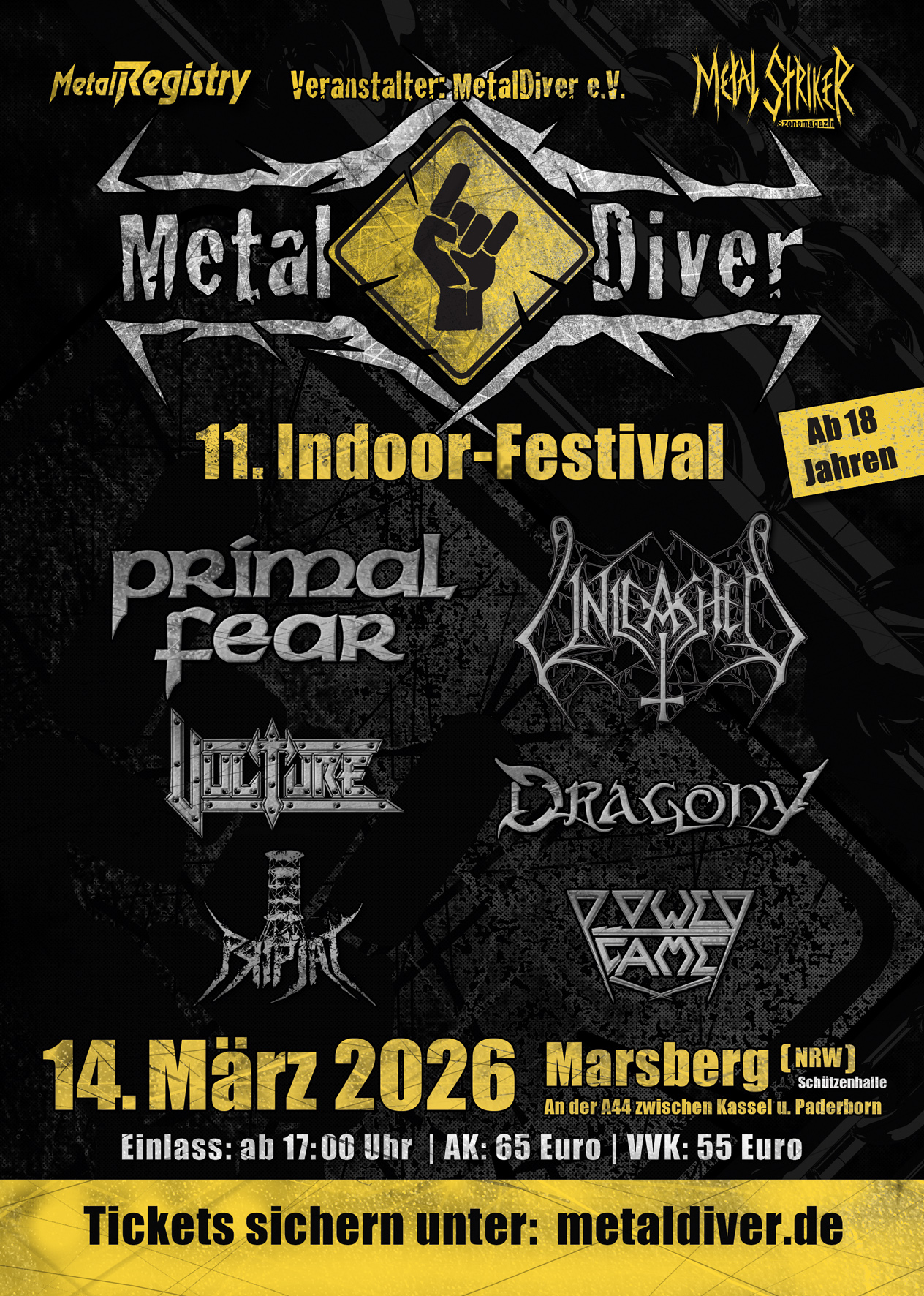 11. Metal Diver Festival - Ticket