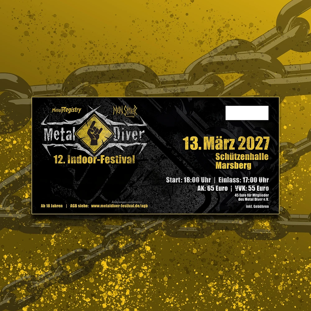 12. Metal Diver Festival - Ticket