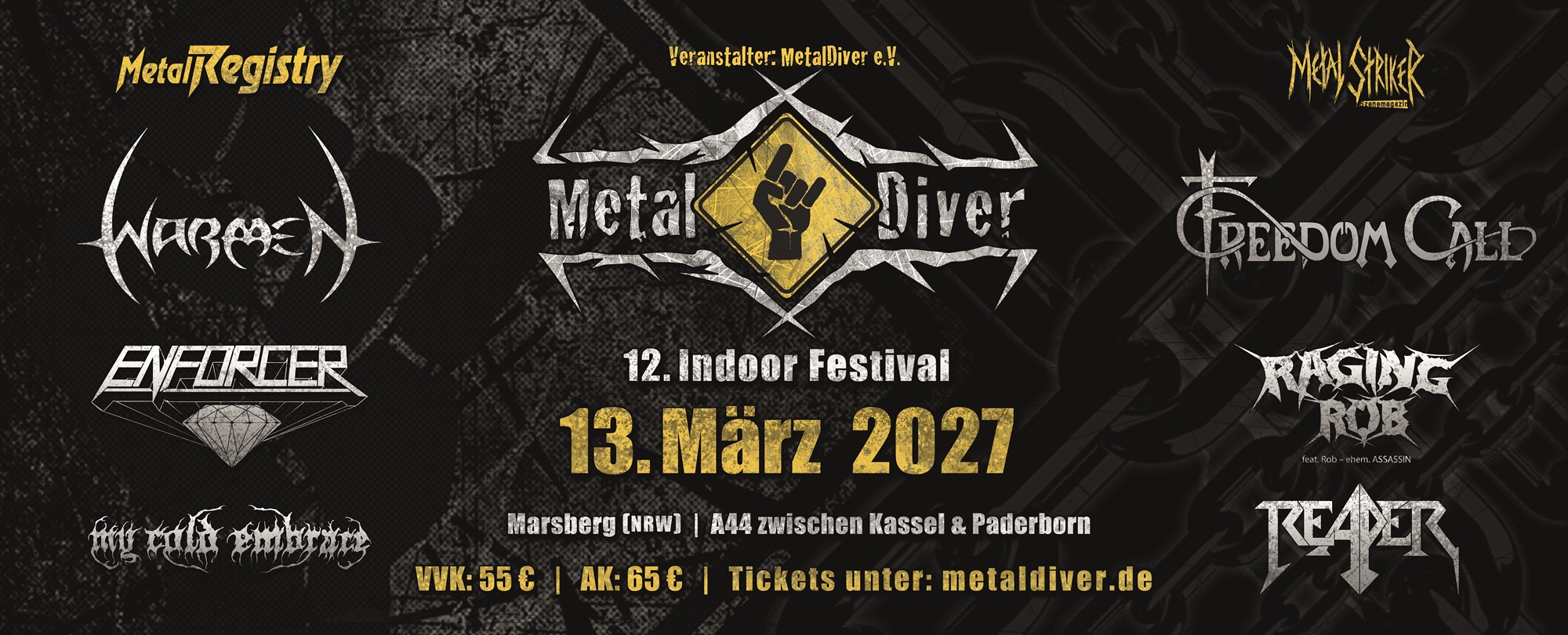 Festival E-Ticket- 12. Metal Diver Festival